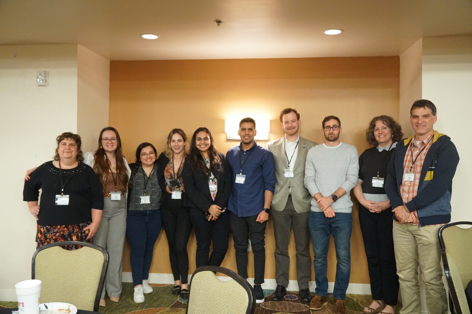 A picture of ten of the presenters who attended the conference.