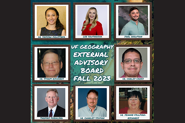 Meet the Fall 2023 Department of Geography Advisory Board