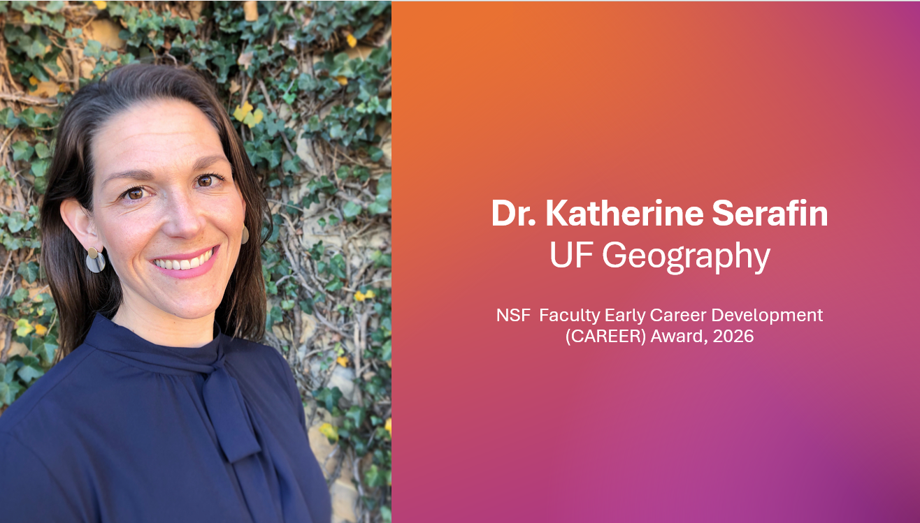 Dr. Serafin receives NSF Faculty Early Career Development Award