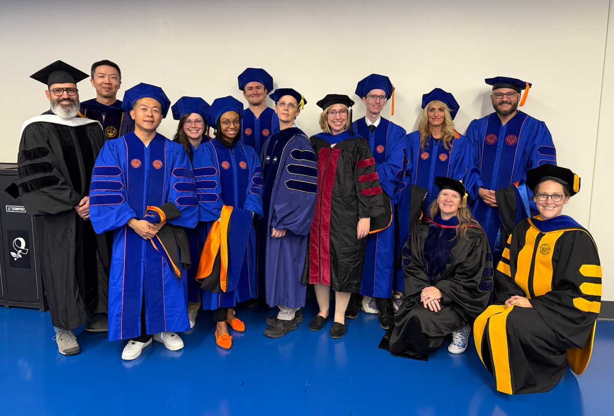 Congratulations to our new PhDs!