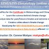 Spring Course: GEO3250/GEO6255 Climatology