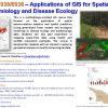 Spring Course: GEO4938/GEO6938 Applications of GIS for Spatial Epidemiology and Disease Ecology