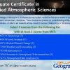 Graduate Certificate in Applied Atmospheric Sciences