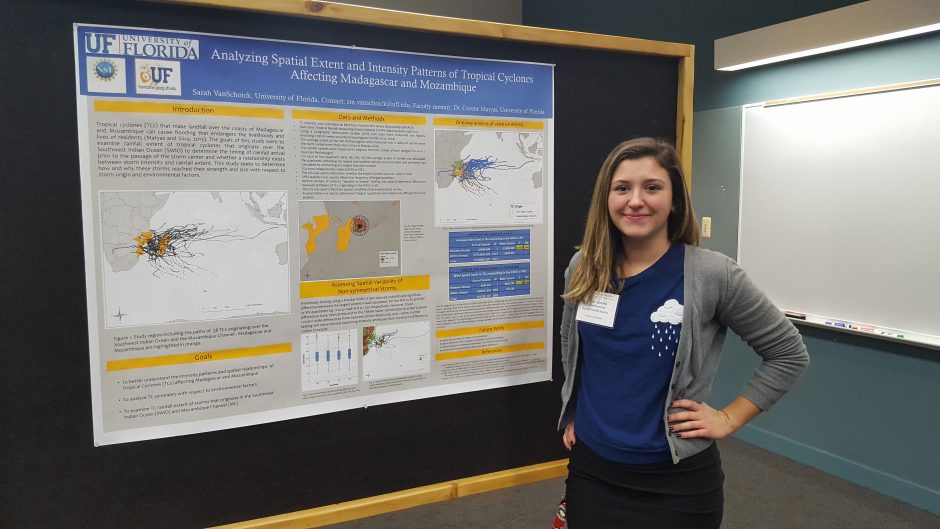 Geography Undergrad receives best undergraduate poster at the 2018