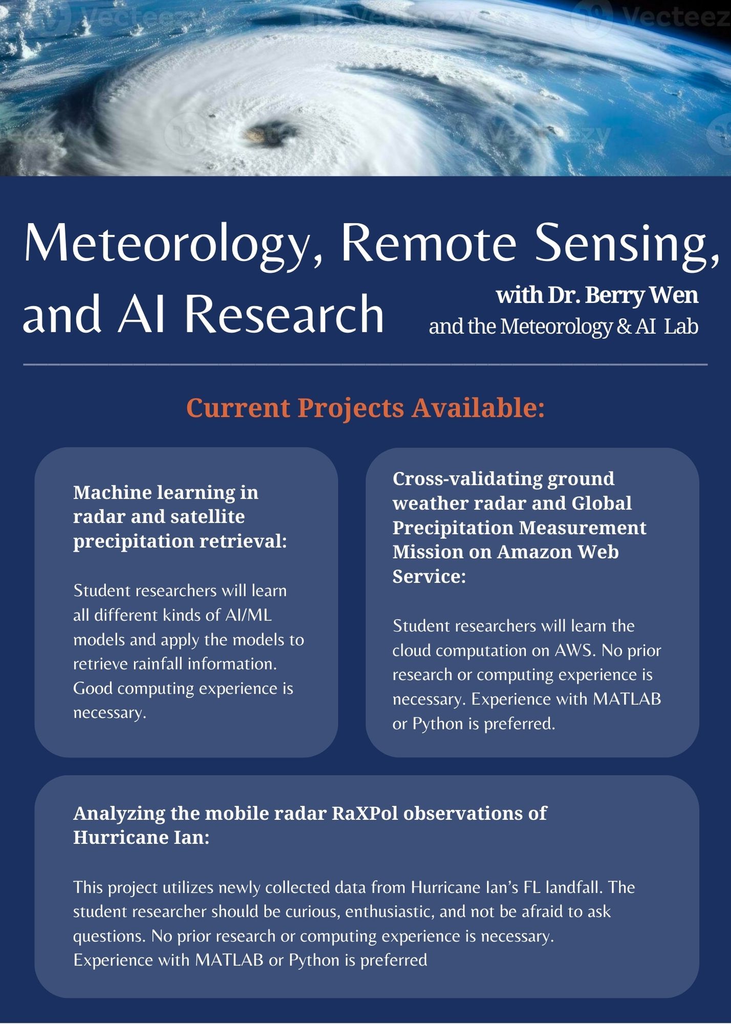 Meteorology, remote sensing, and AI research with Dr. Berry Wen