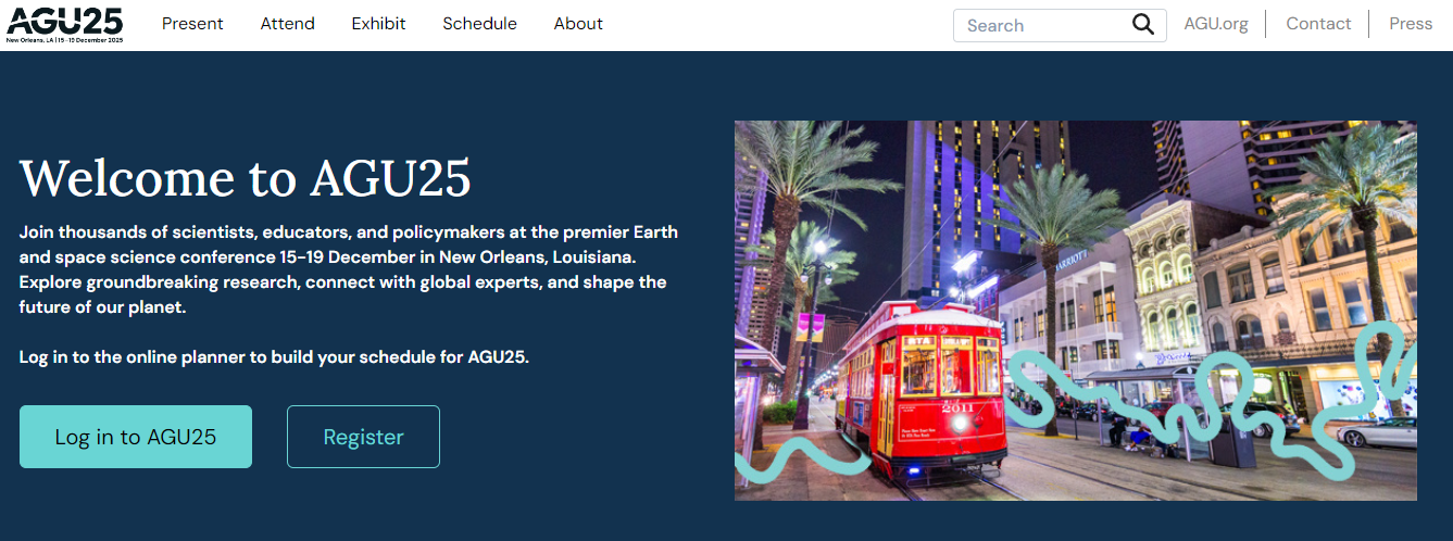 AGU 2025 in New Orleans