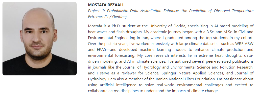 Mostafa Rezaali receives NSF LEAP Summer Momentum Fellowship