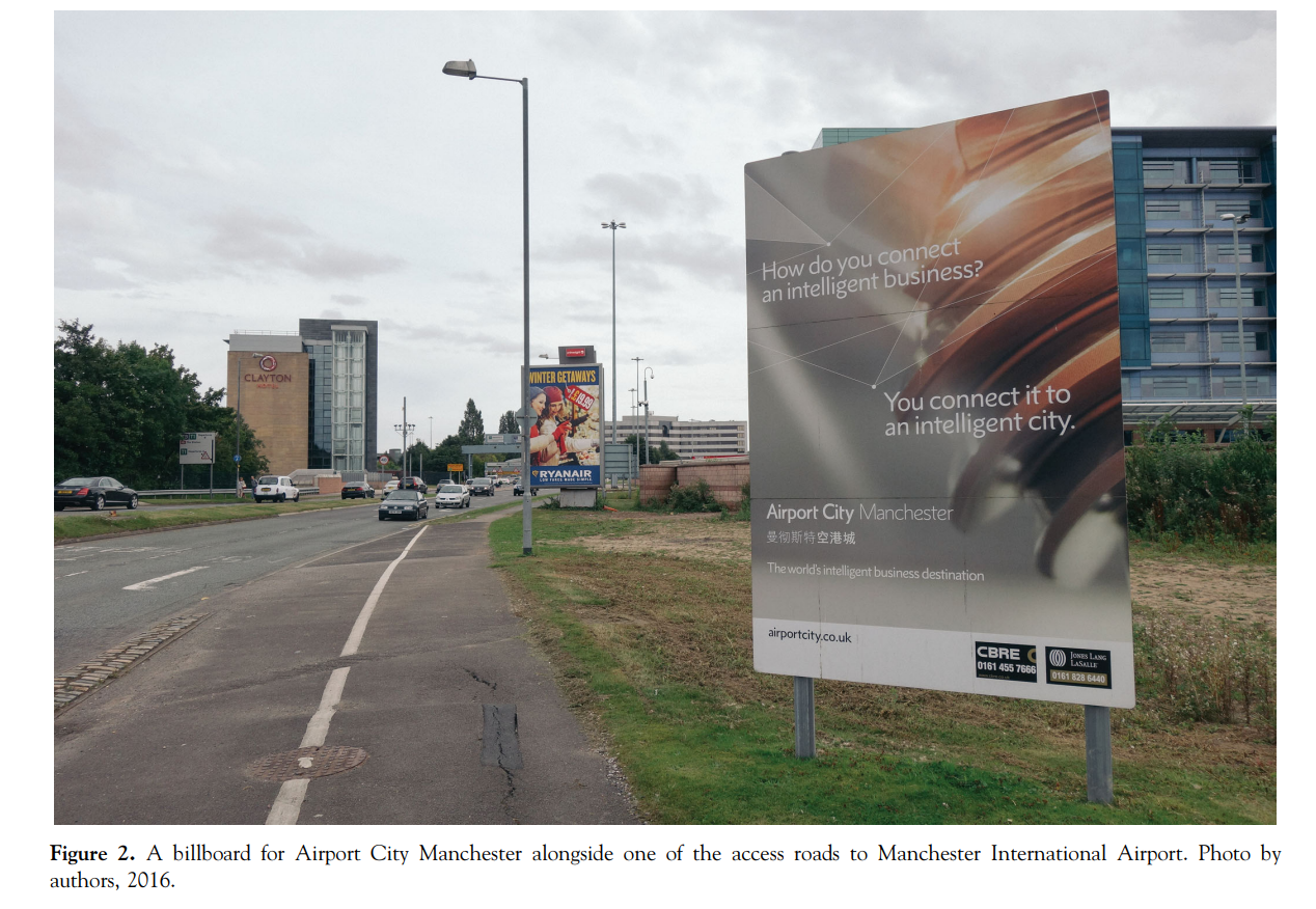 Arriving at Airport City Manchester